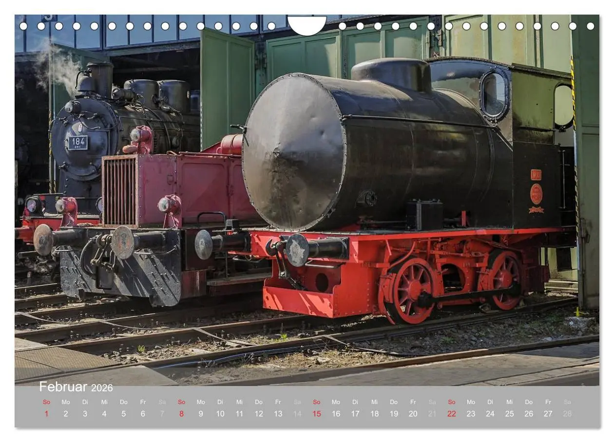 Bild: 9783457971710 | Für Liebhaber des Dampfes (Wandkalender 2026 DIN A4 quer), CALVENDO...