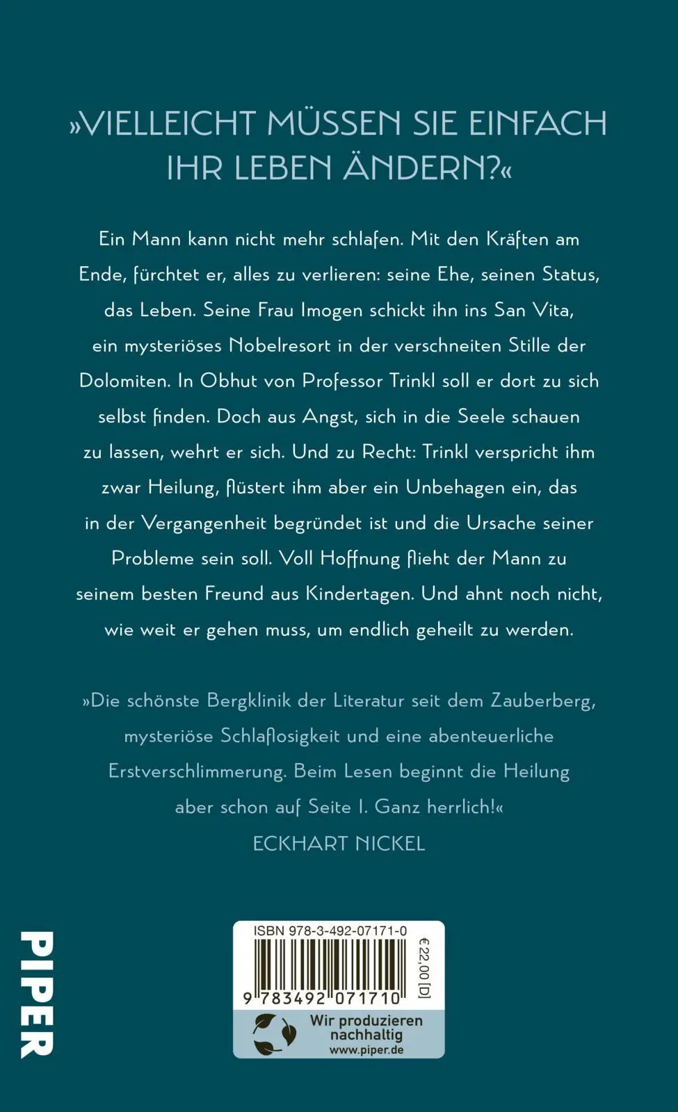 Rückseite: 9783492071710 | Heilung | Roman Nominiert für den Deutschen Buchpreis 2024 | Kaleyta