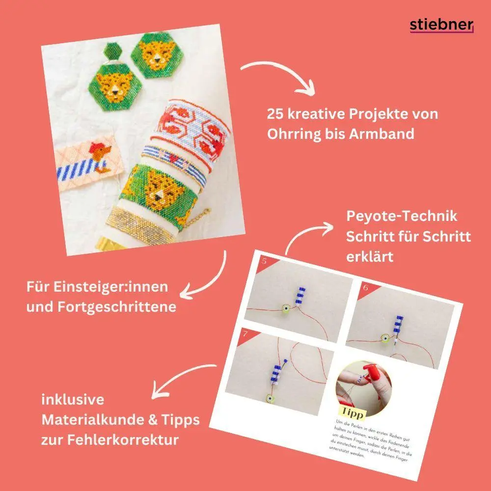 Bild: 9783830721710 | Perlen weben Schritt für Schritt | Lisa Santiuste Iñurrieta | Buch