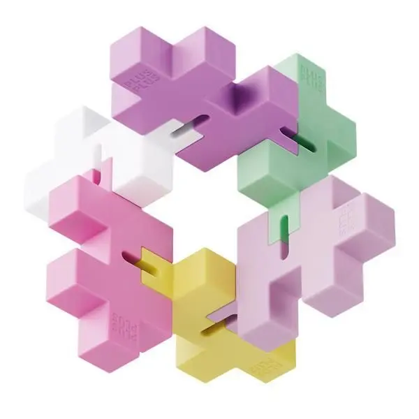Bild: 5710409201810 | Plus-Plus Hexel Flex Bausteine, pink | 9603487 | 2024 | PLUS PLUS