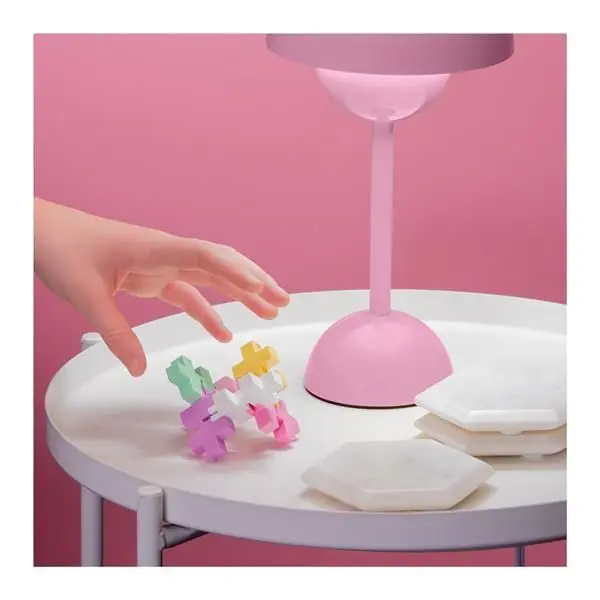 Bild: 5710409201810 | Plus-Plus Hexel Flex Bausteine, pink | 9603487 | 2024 | PLUS PLUS