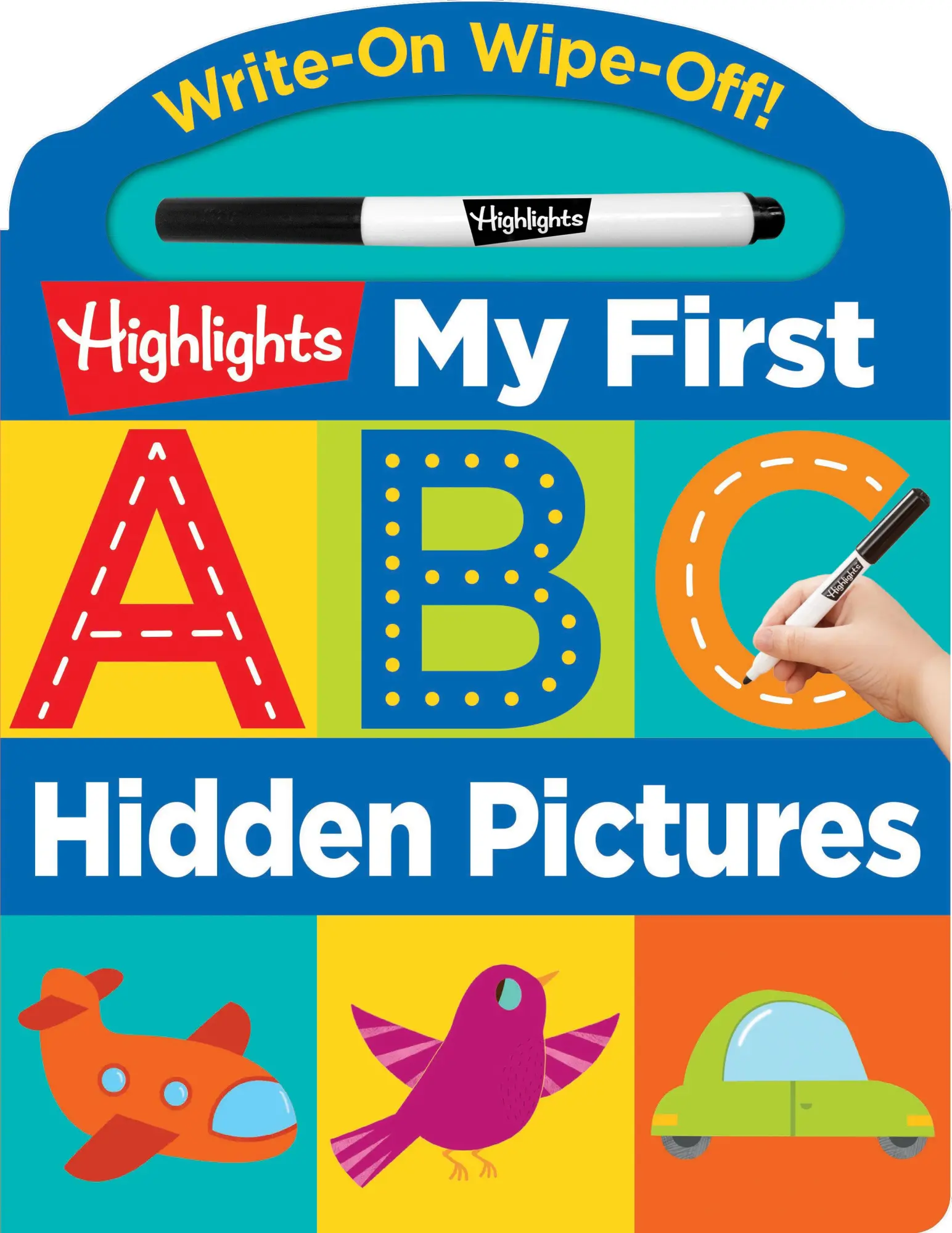 Cover: 9781644721810 | Write-On Wipe-Off My First ABC Hidden Pictures | Highlights Learning