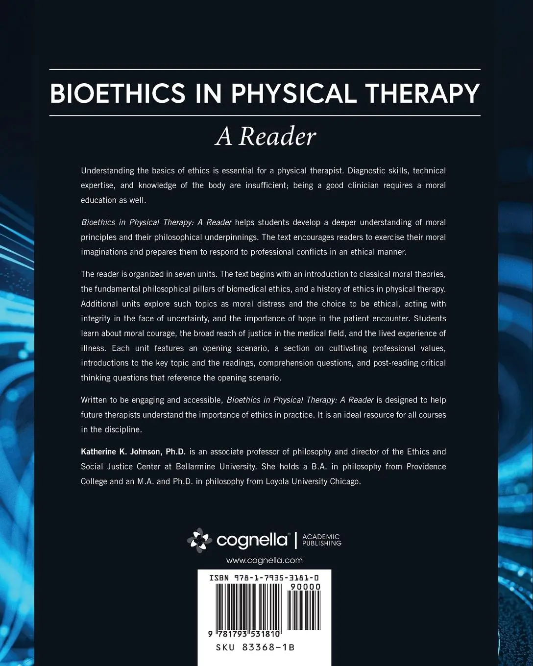 Rückseite: 9781793531810 | Bioethics in Physical Therapy | A Reader | Katherine Johnson | Buch