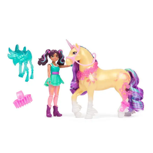 Bild: 681147061910 | UCA Small Doll &amp; Unicorn Ava &amp; Leaf | Karton | 61910 | Deutsch | 2025