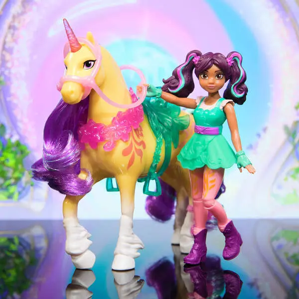Bild: 681147061910 | UCA Small Doll &amp; Unicorn Ava &amp; Leaf | Karton | 61910 | Deutsch | 2025