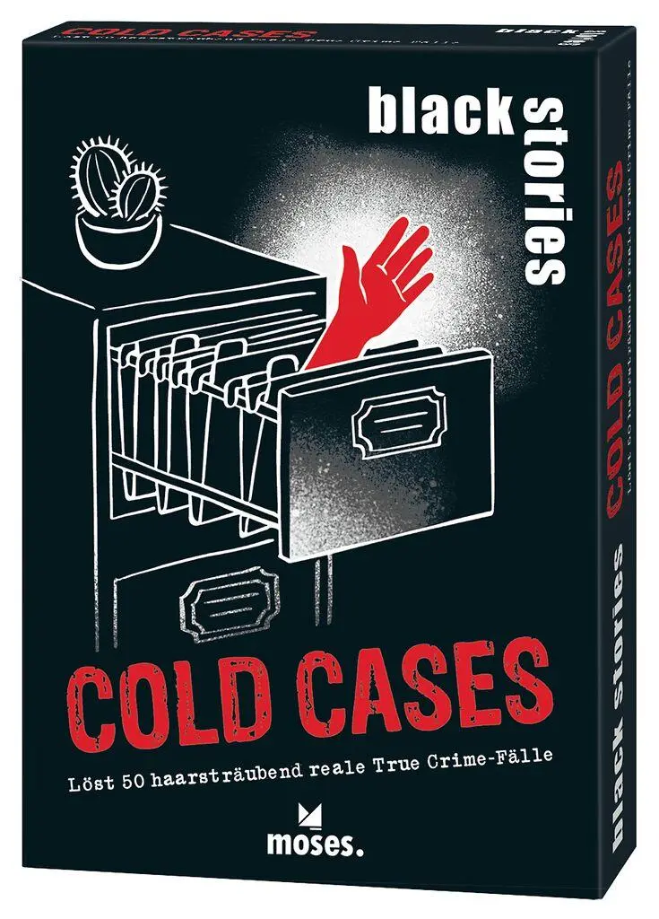 Cover: 4033477901910 | black stories Cold Cases | Corinna Harder (u. a.) | Spiel | 90191