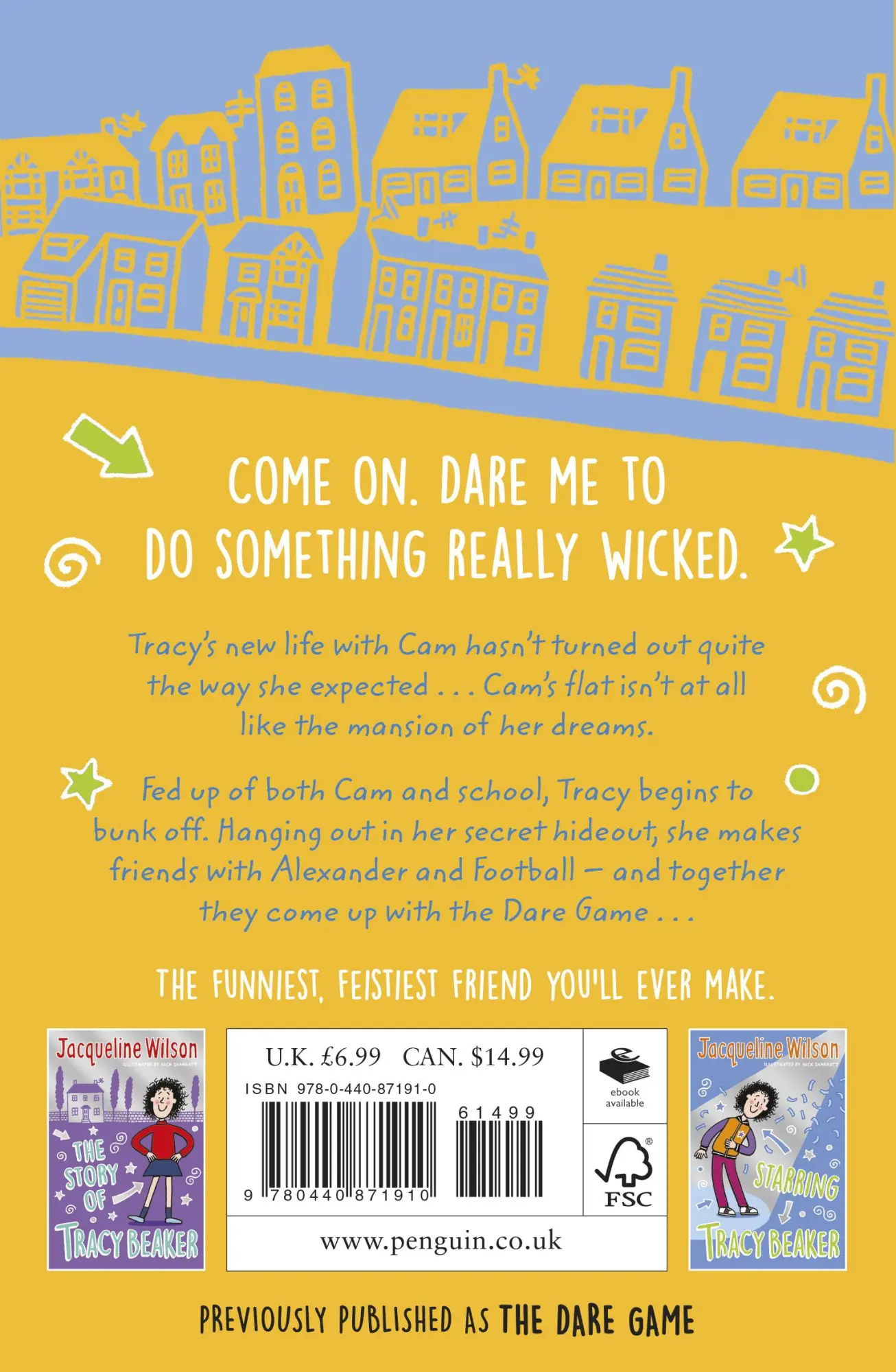 Rückseite: 9780440871910 | I Dare You, Tracy Beaker | Originally published as The Dare Game