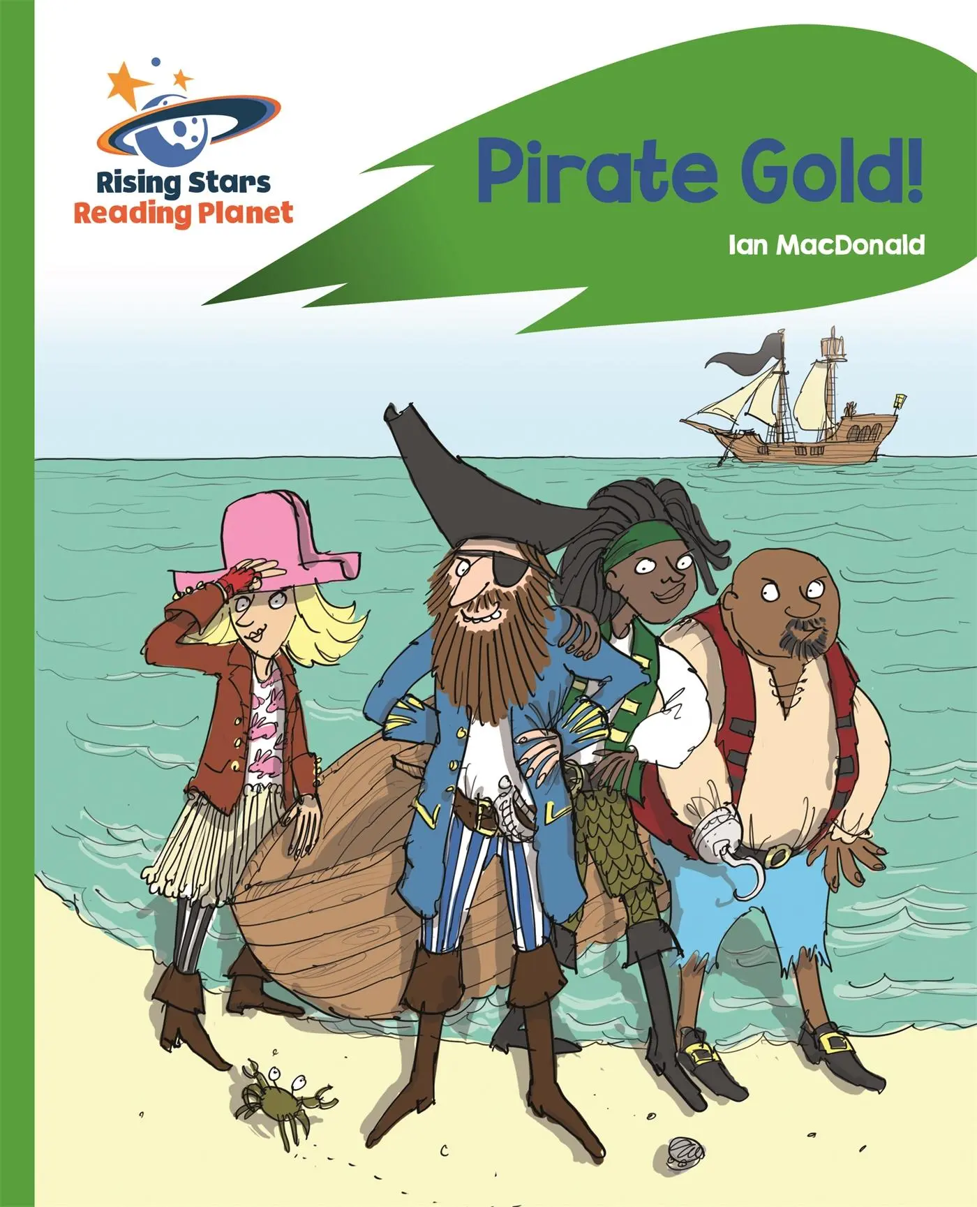 Cover: 9781510441910 | Reading Planet - Pirate Gold - Green: Rocket Phonics | Ian Macdonald