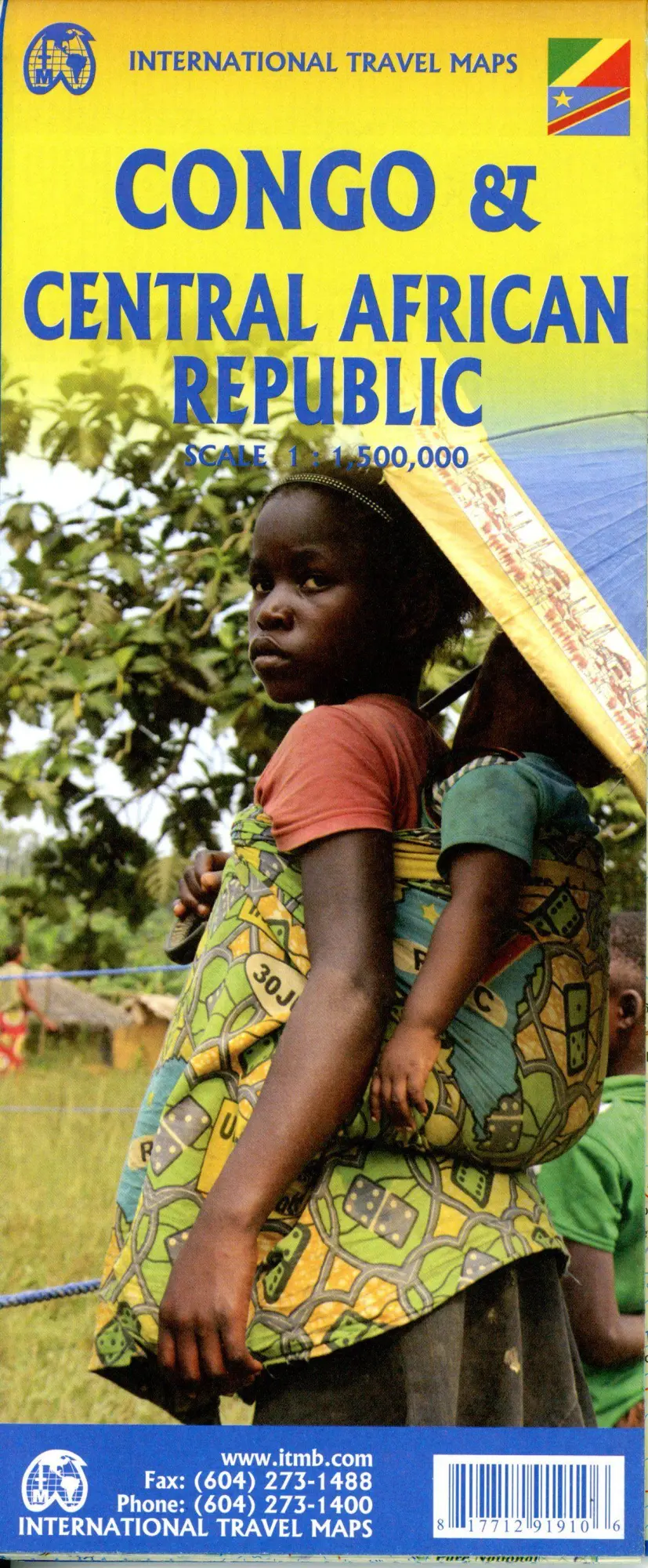 Cover: 9781771291910 | Congo | 1:1500000 | (Land-)Karte | International Travel Map | Englisch