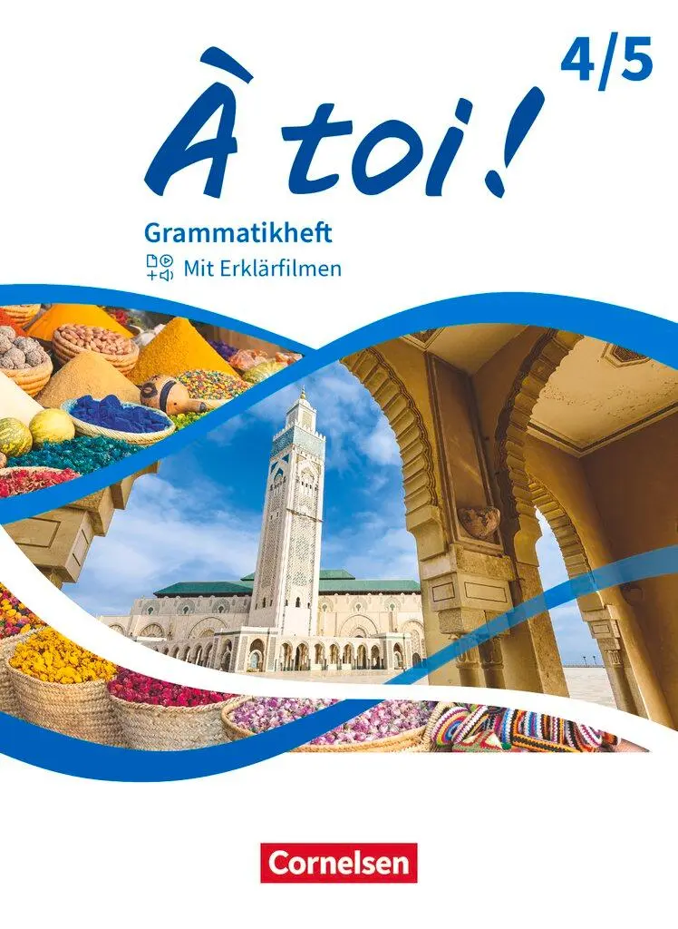 Cover: 9783061231910 | À toi ! Band 4 und 5 - Ausgabe 2022 - Grammatikheft mit Erklärfilmen
