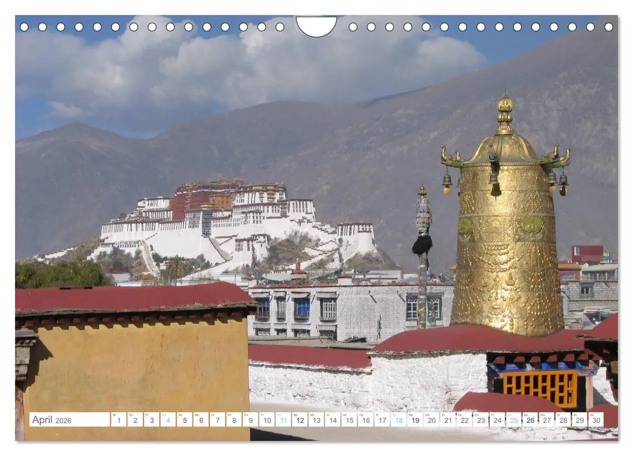 Bild: 9783516111910 | Tibet (Wandkalender 2026 DIN A4 quer), CALVENDO Monatskalender | Pickl