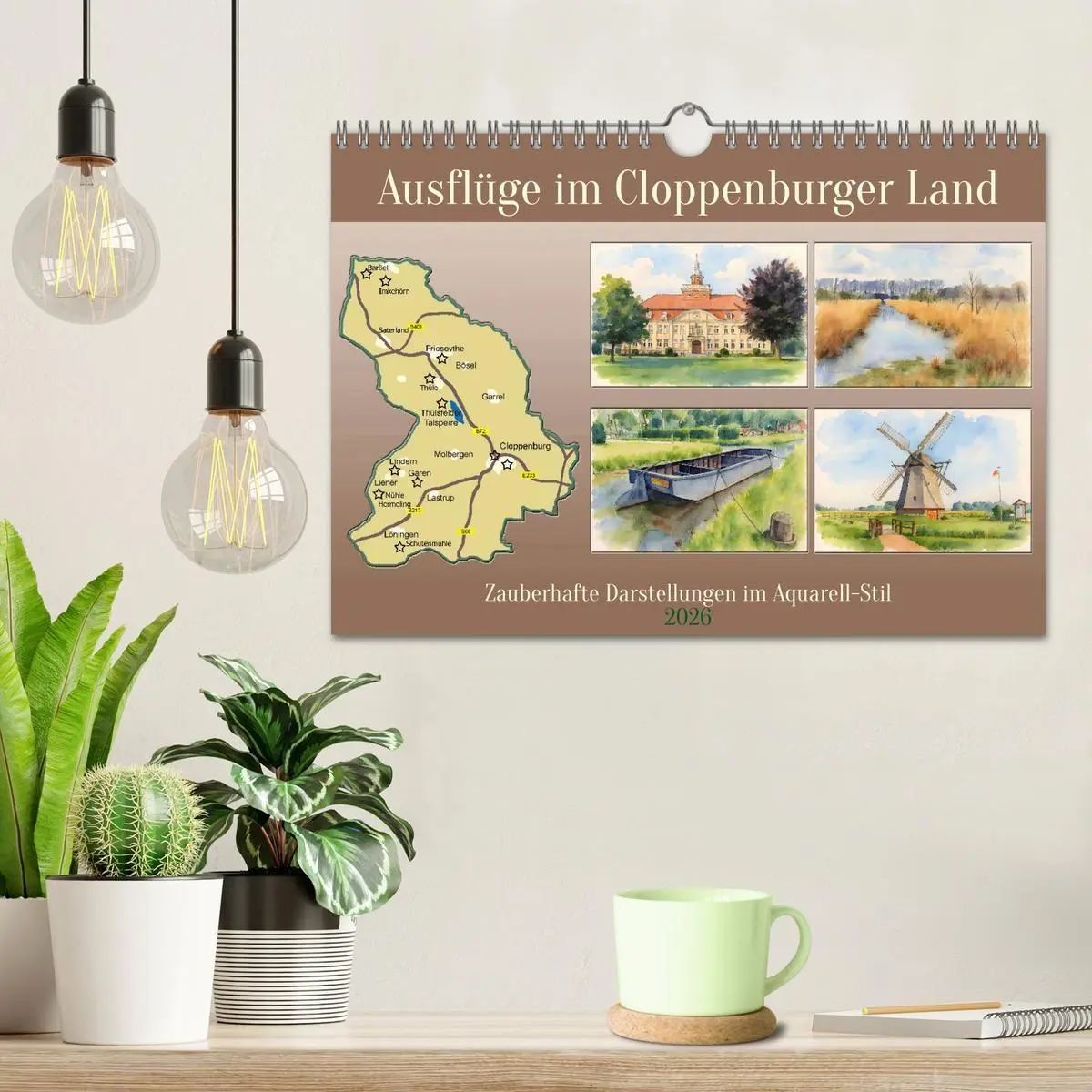 Bild: 9783516731910 | Ausflüge im Cloppenburger Land (Wandkalender 2026 DIN A4 quer),...