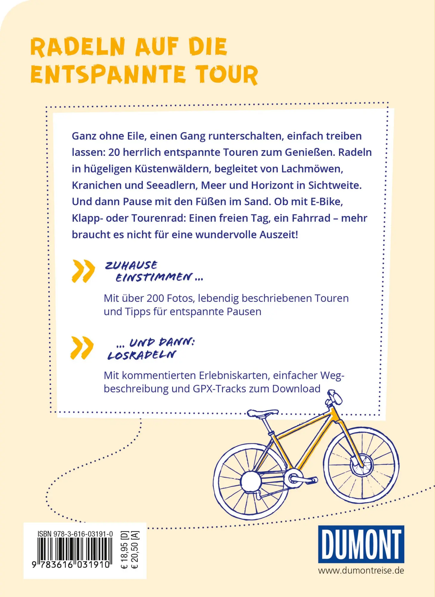 Rückseite: 9783616031910 | DUMONT Radelzeit an der Ostsee in Mecklenburg-Vorpommern | Lübbert