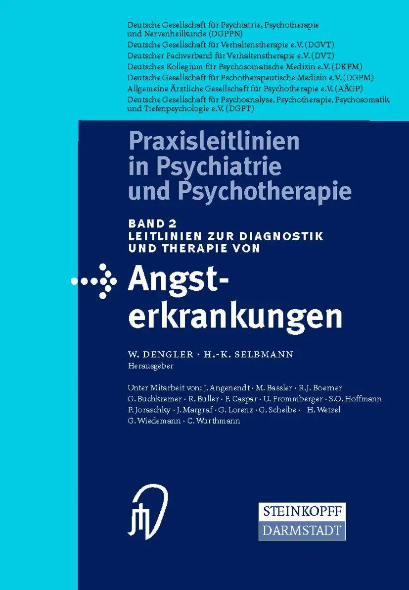 Cover: 9783798511910 | Leitlinien zur Diagnostik und Therapie von Angsterkrankungen | Buch