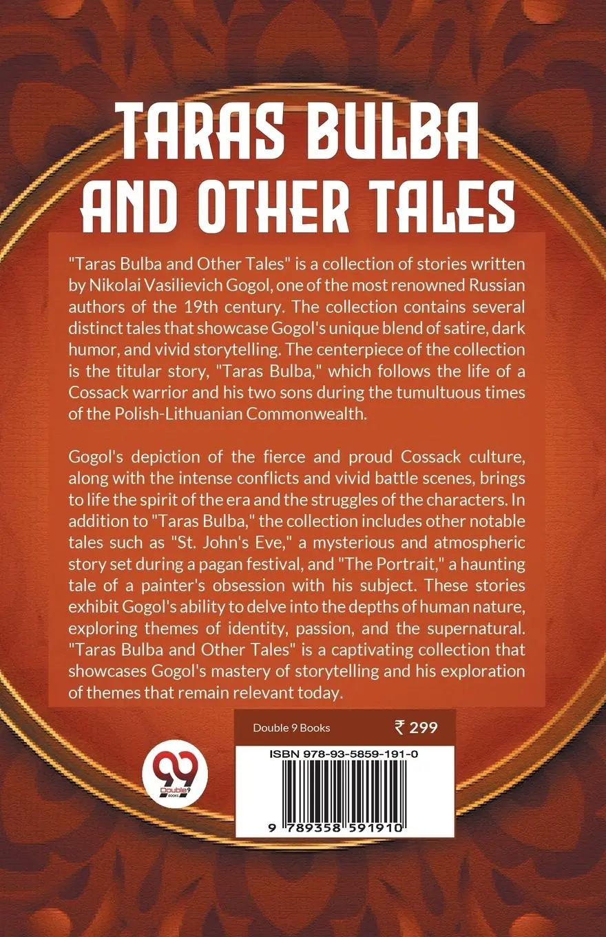 Rückseite: 9789358591910 | Taras Bulba And Other Tales | Nikolai Vasilievich Gogol | Taschenbuch