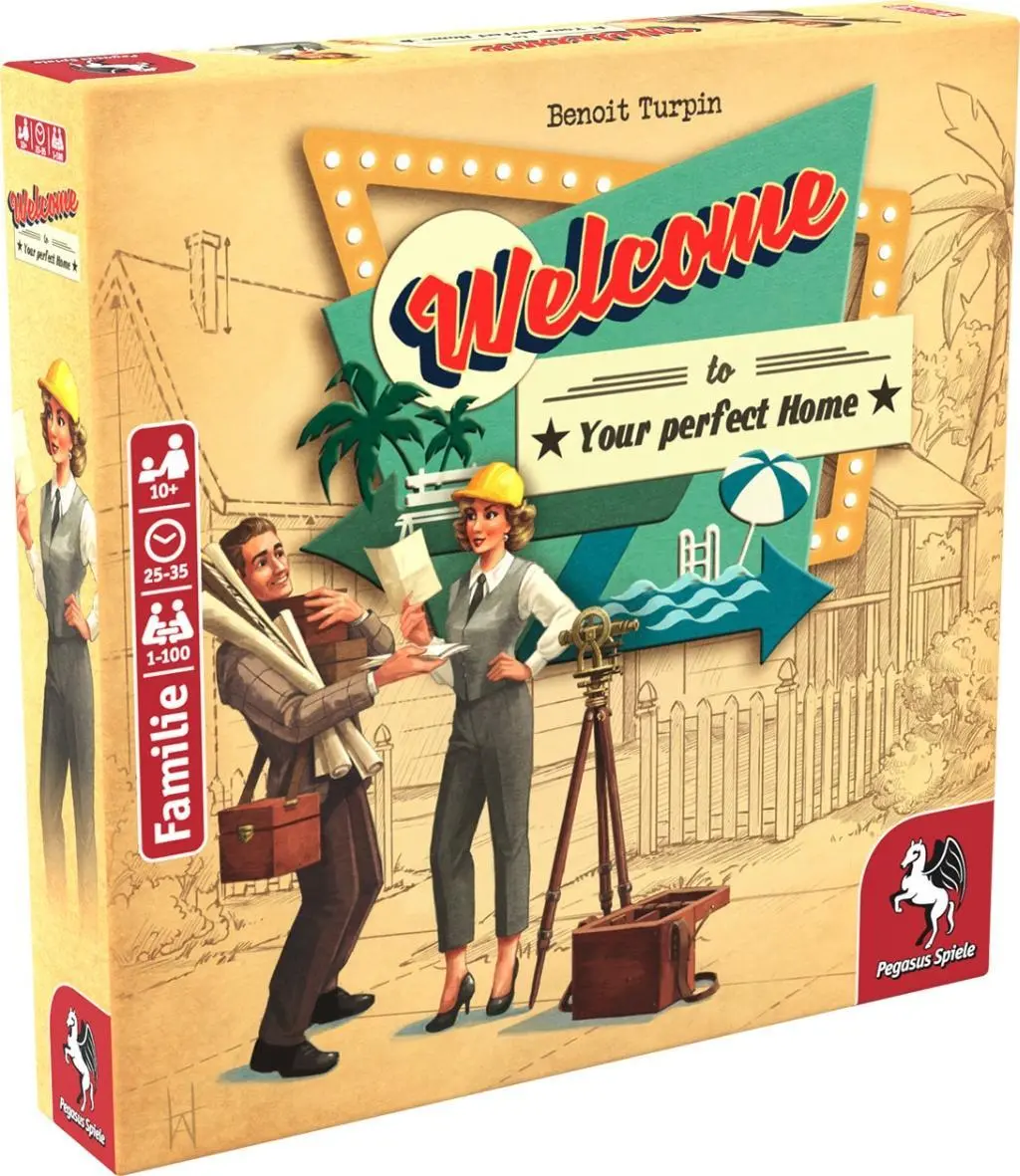 Cover: 4250231732010 | Welcome To | Benoit Turpin | Spiel | Brettspiel | 53152G | Deutsch