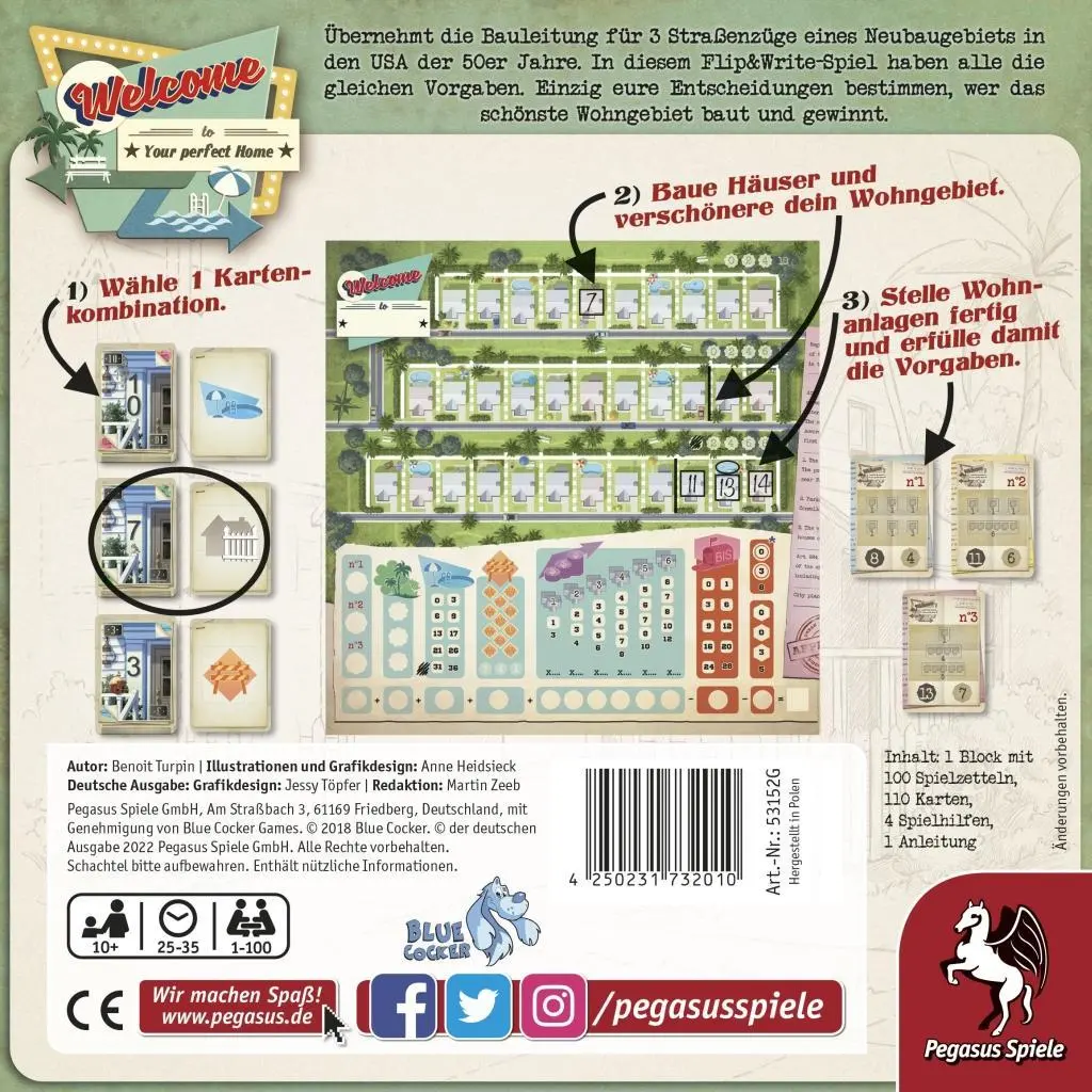 Bild: 4250231732010 | Welcome To | Benoit Turpin | Spiel | Brettspiel | 53152G | Deutsch