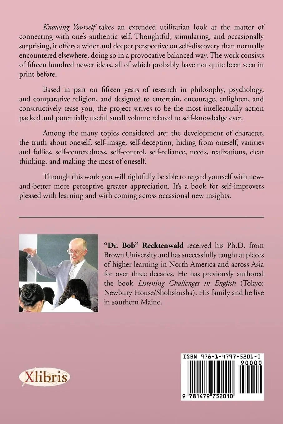 Rückseite: 9781479752010 | Knowing Yourself | 1500 Considerations | Robert Peter Recktenwald