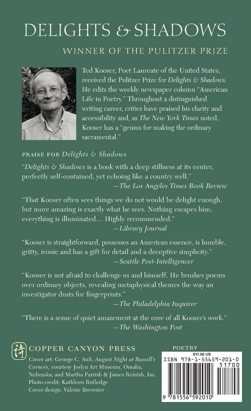 Rückseite: 9781556592010 | Delights &amp; Shadows | Ted Kooser | Taschenbuch | Englisch | 2004