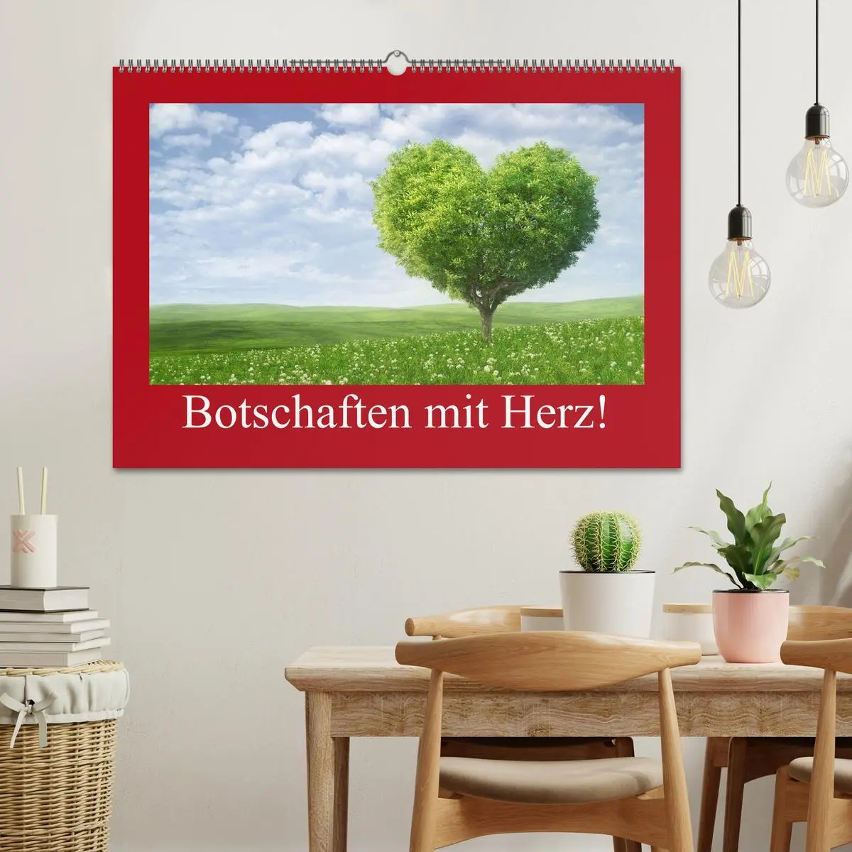 Bild: 9783516002010 | Botschaften mit Herz! (Wandkalender 2026 DIN A2 quer), CALVENDO...