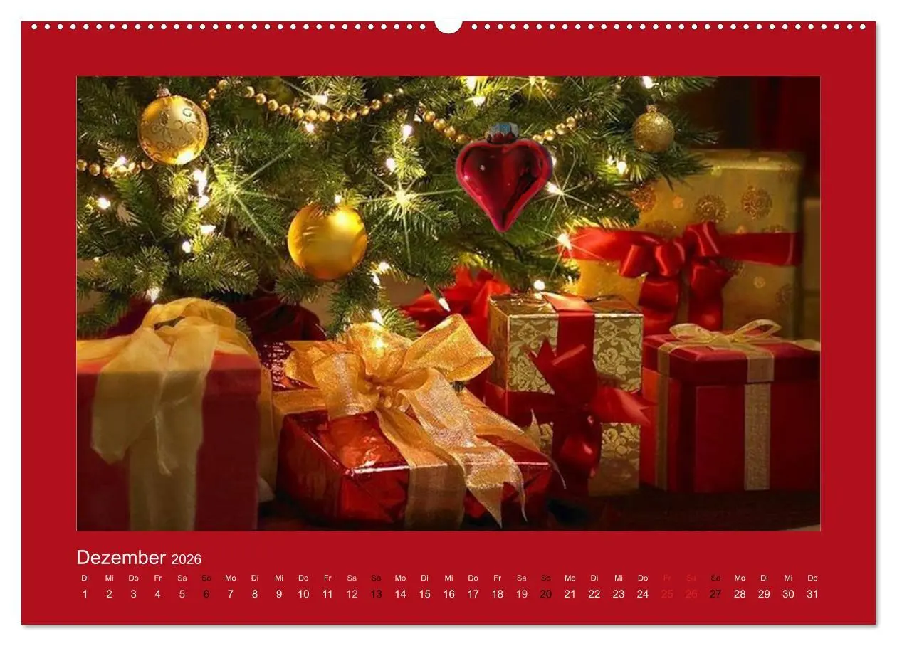 Bild: 9783516002010 | Botschaften mit Herz! (Wandkalender 2026 DIN A2 quer), CALVENDO...