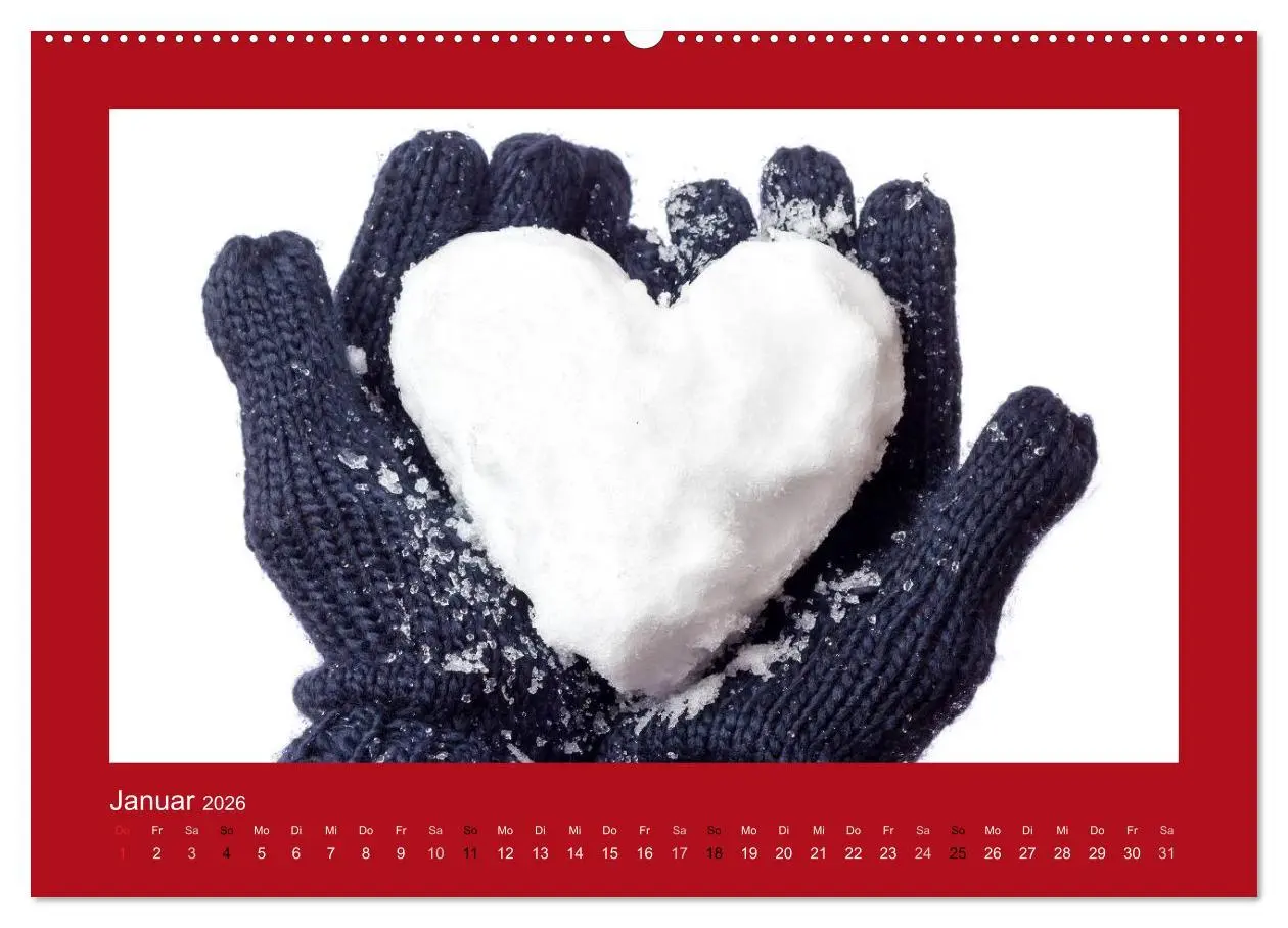 Bild: 9783516002010 | Botschaften mit Herz! (Wandkalender 2026 DIN A2 quer), CALVENDO...