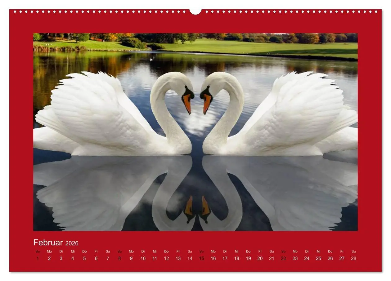 Bild: 9783516002010 | Botschaften mit Herz! (Wandkalender 2026 DIN A2 quer), CALVENDO...
