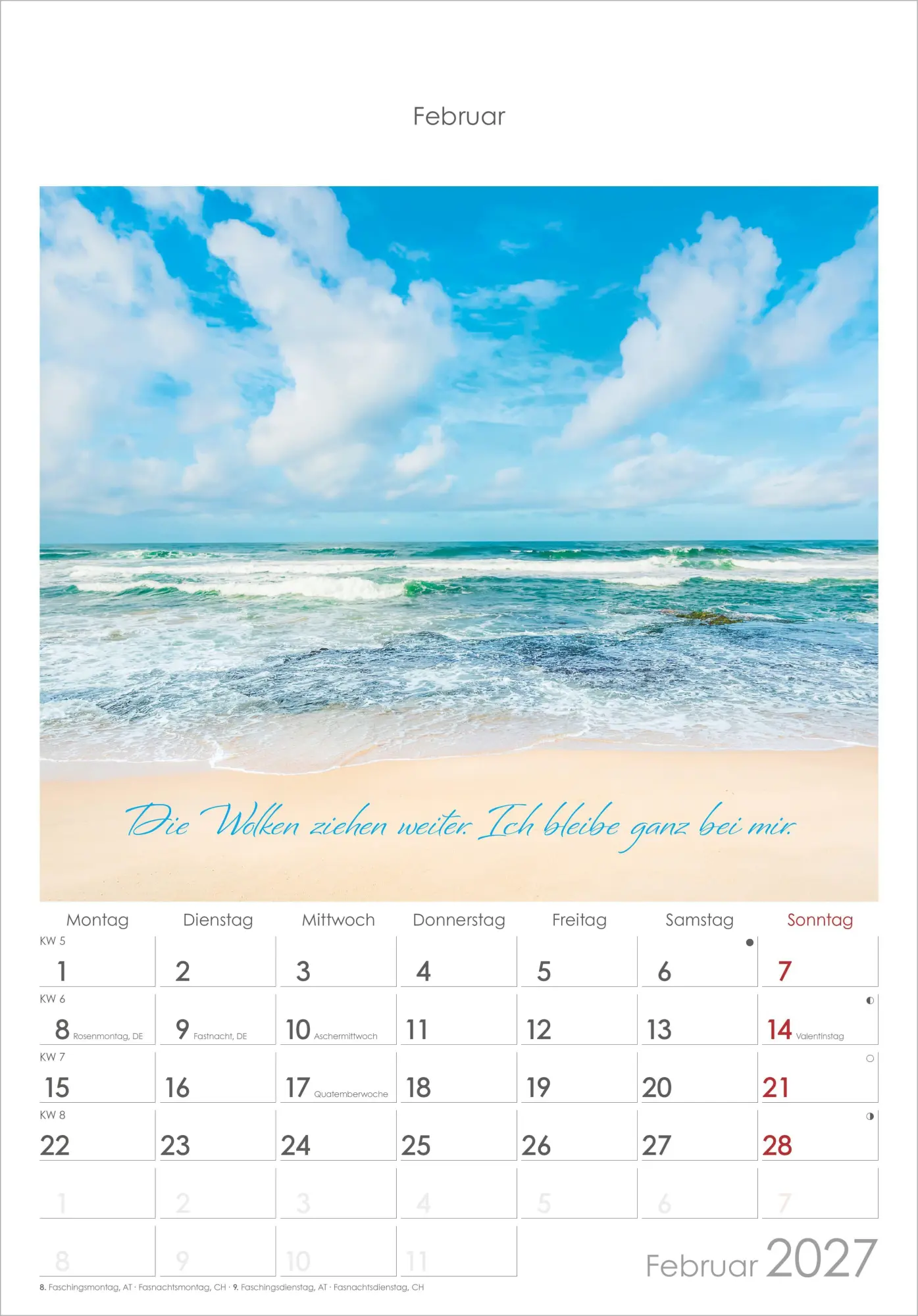 Bild: 4069095012110 | Auszeit für die Seele 2027 | Neumann Verlage GmbH &amp; Co KG | Kalender