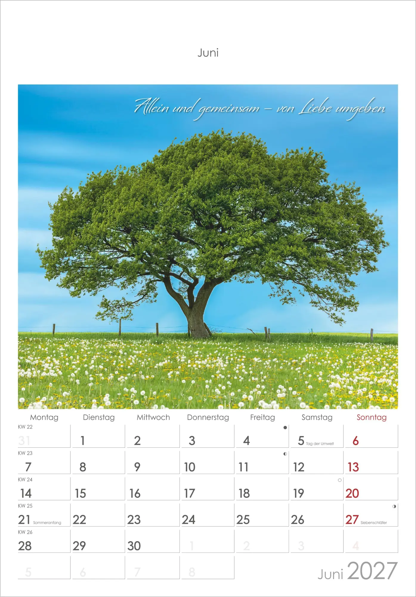 Bild: 4069095012110 | Auszeit für die Seele 2027 | Neumann Verlage GmbH &amp; Co KG | Kalender