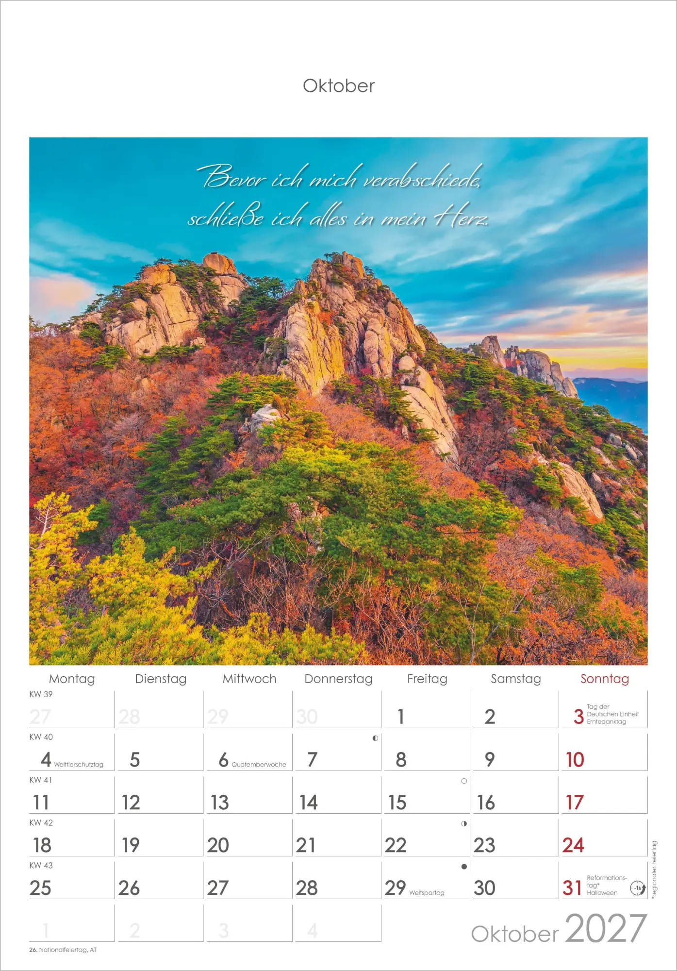 Bild: 4069095012110 | Auszeit für die Seele 2027 | Neumann Verlage GmbH &amp; Co KG | Kalender