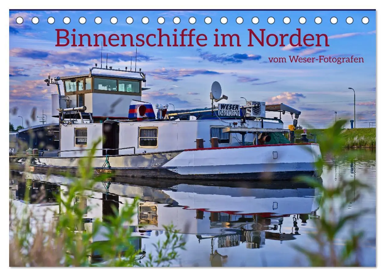 Cover: 9783457382110 | Binnenschiffe im Norden (Tischkalender 2026 DIN A5 quer), CALVENDO...