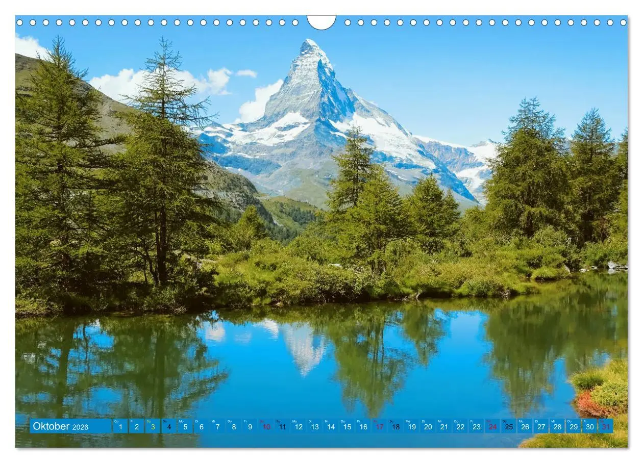 Bild: 9783457522110 | MATTERHORN Impressionen (Wandkalender 2026 DIN A3 quer), CALVENDO...