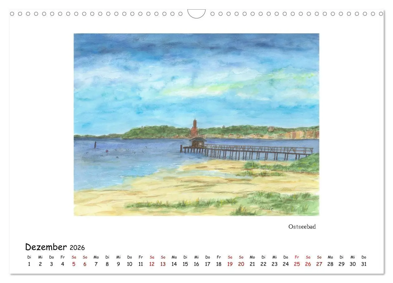 Bild: 9783457832110 | Die Flensburger Förde (Wandkalender 2026 DIN A3 quer), CALVENDO...
