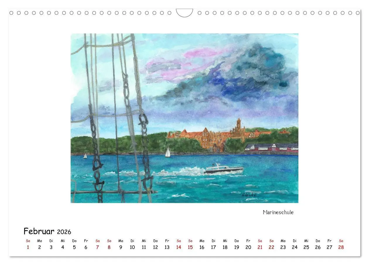Bild: 9783457832110 | Die Flensburger Förde (Wandkalender 2026 DIN A3 quer), CALVENDO...