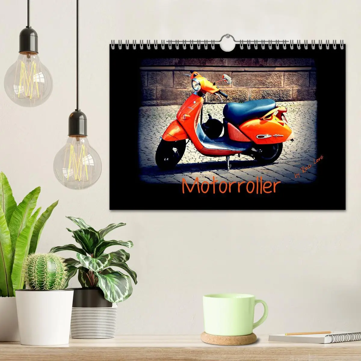 Bild: 9783516232110 | Motorroller (Wandkalender 2026 DIN A4 quer), CALVENDO Monatskalender