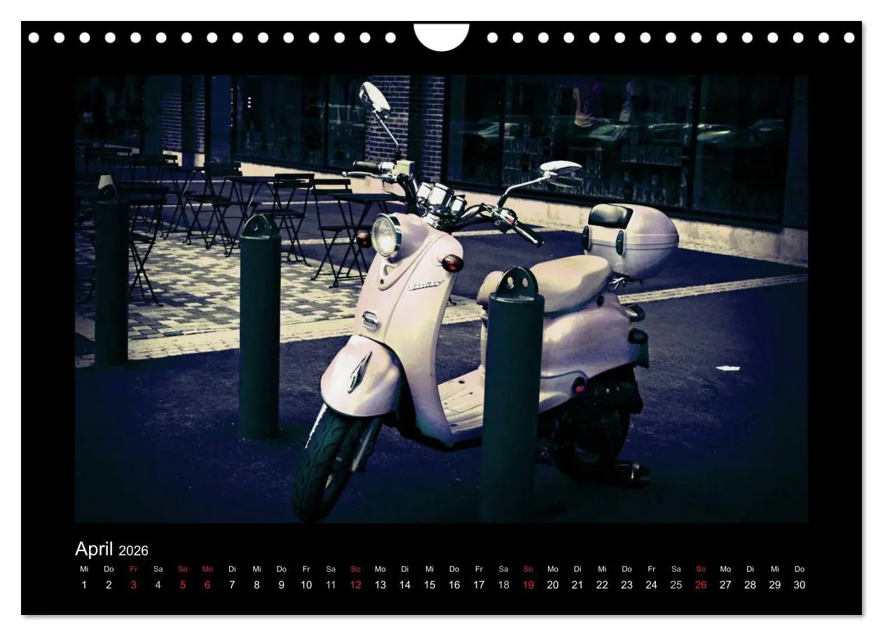 Bild: 9783516232110 | Motorroller (Wandkalender 2026 DIN A4 quer), CALVENDO Monatskalender