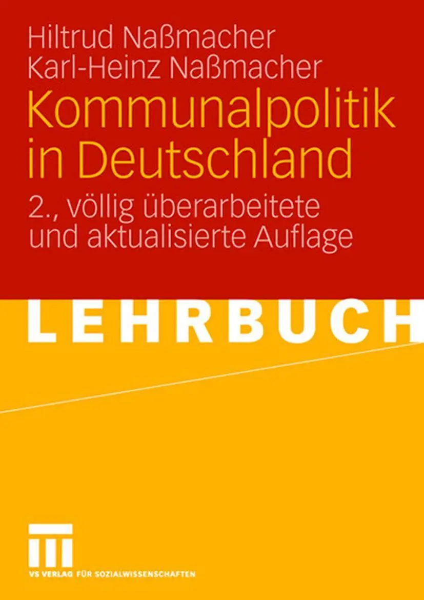 Cover: 9783531152110 | Kommunalpolitik in Deutschland | Karl-Heinz Naßmacher (u. a.) | Buch