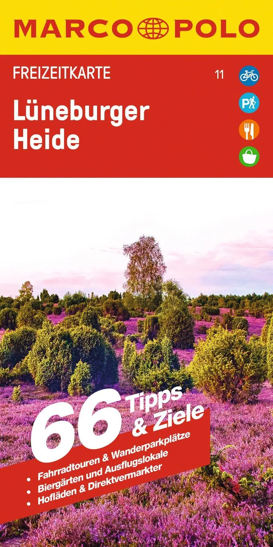 Cover: 9783575022110 | MARCO POLO Freizeitkarte 11 Lüneburger Heide 1:100.000 | (Land-)Karte