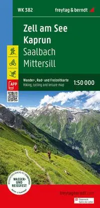 Cover: 9783707922110 | Zell am See - Kaprun, Wander-, Rad- und Freizeitkarte 1:50.000,...