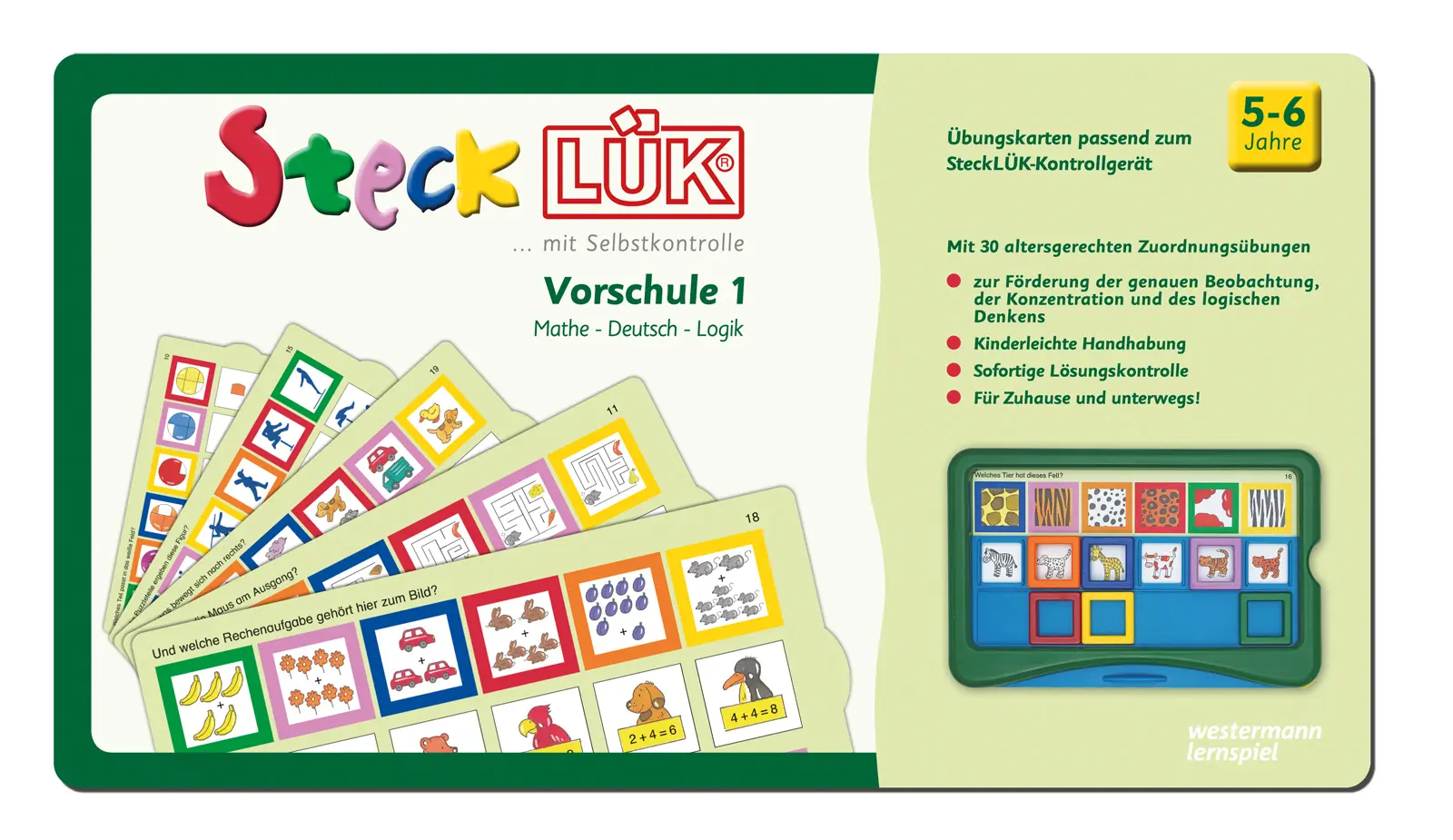 Cover: 9783837782110 | Vorschule mix 1 Mathe - Deutsch - Logik (grün) | Loseblatt | Loseblatt