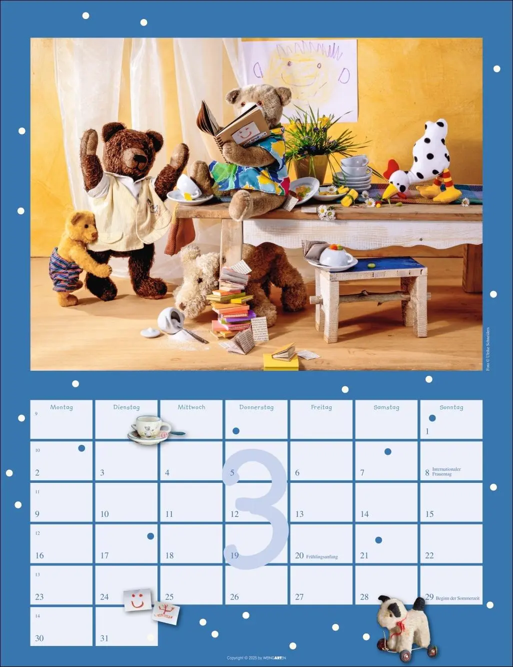Bild: 9783839902110 | Teddybären Kalender 2026 | Gisela/Schneiders, Ulrike Hofmann | 14 S.