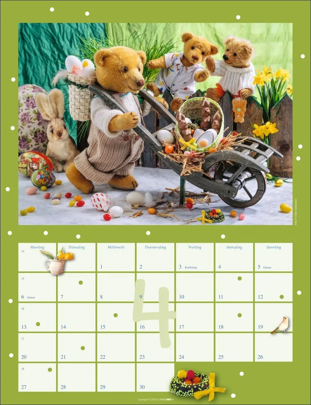 Bild: 9783839902110 | Teddybären Kalender 2026 | Gisela/Schneiders, Ulrike Hofmann | 14 S.