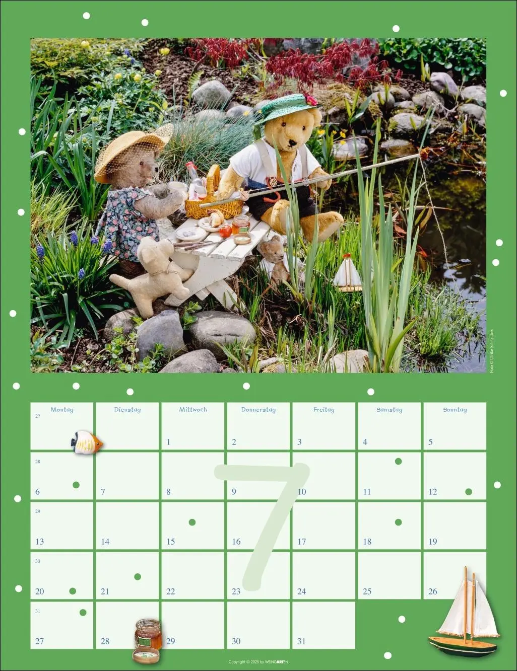 Bild: 9783839902110 | Teddybären Kalender 2026 | Gisela/Schneiders, Ulrike Hofmann | 14 S.