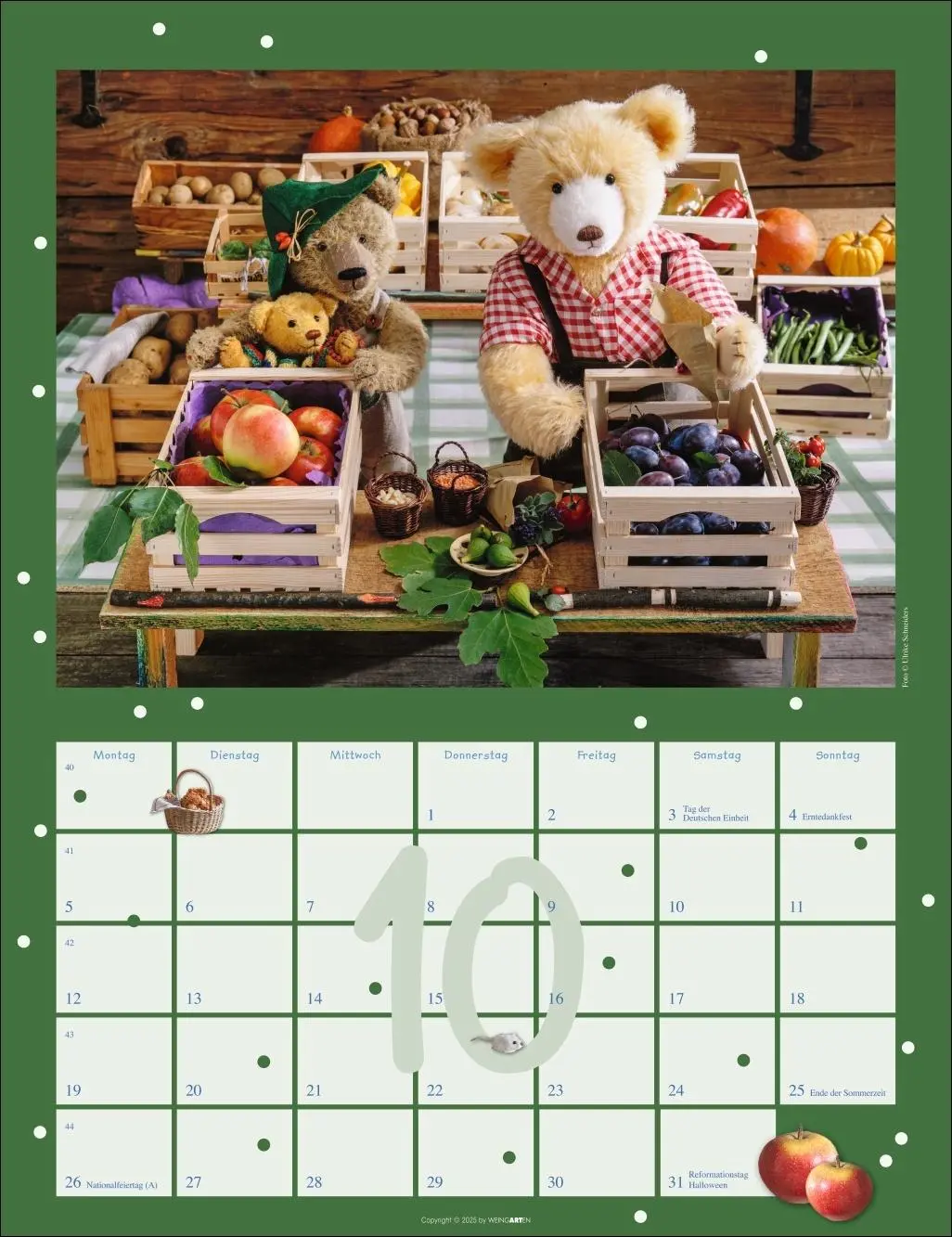 Bild: 9783839902110 | Teddybären Kalender 2026 | Gisela/Schneiders, Ulrike Hofmann | 14 S.