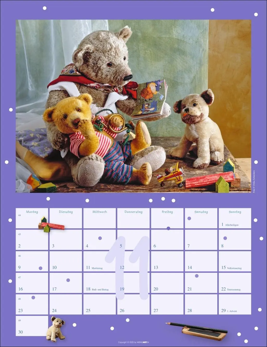 Bild: 9783839902110 | Teddybären Kalender 2026 | Gisela/Schneiders, Ulrike Hofmann | 14 S.