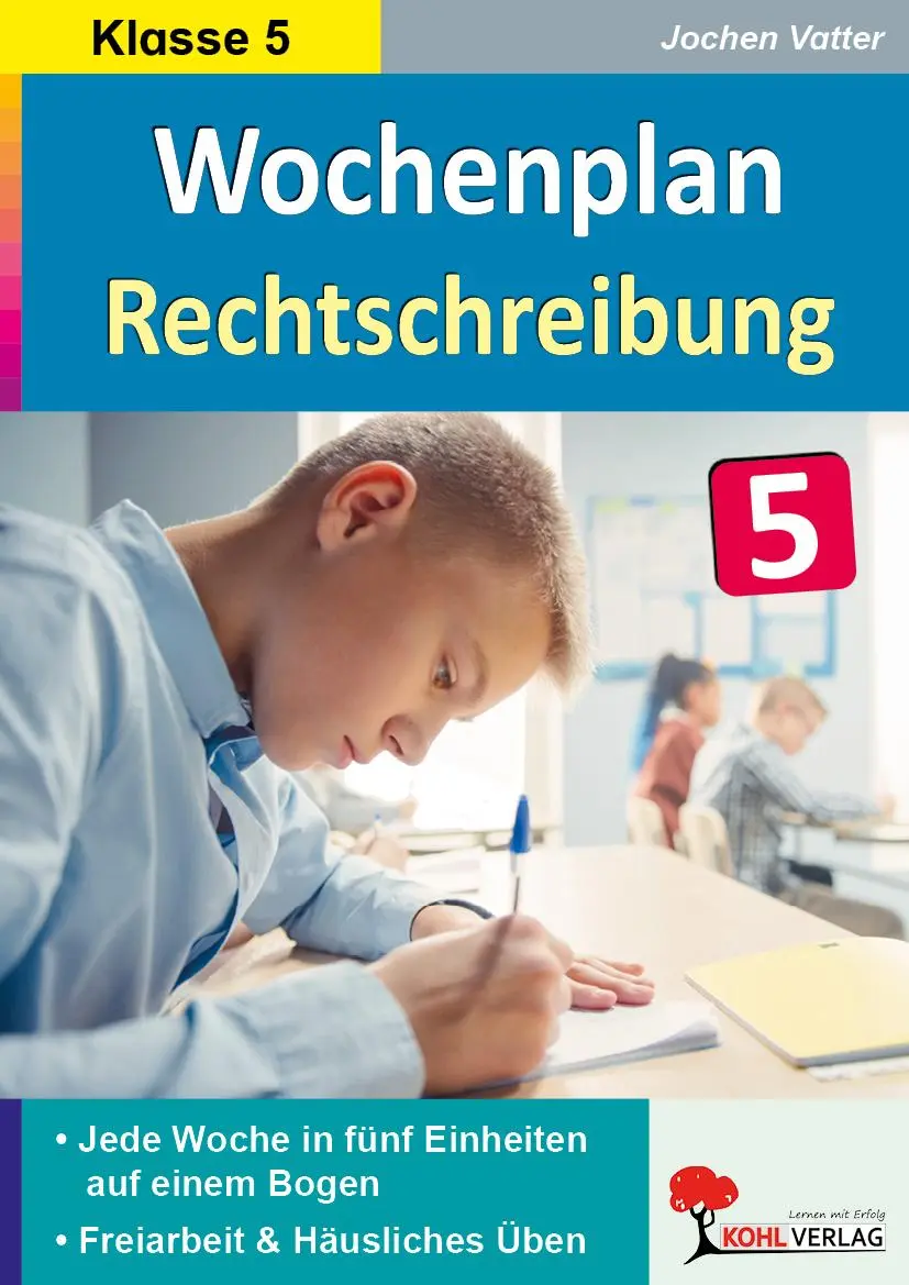Cover: 9783966242110 | Wochenplan Rechtschreibung / Klasse 5 | Jochen Vatter | Taschenbuch