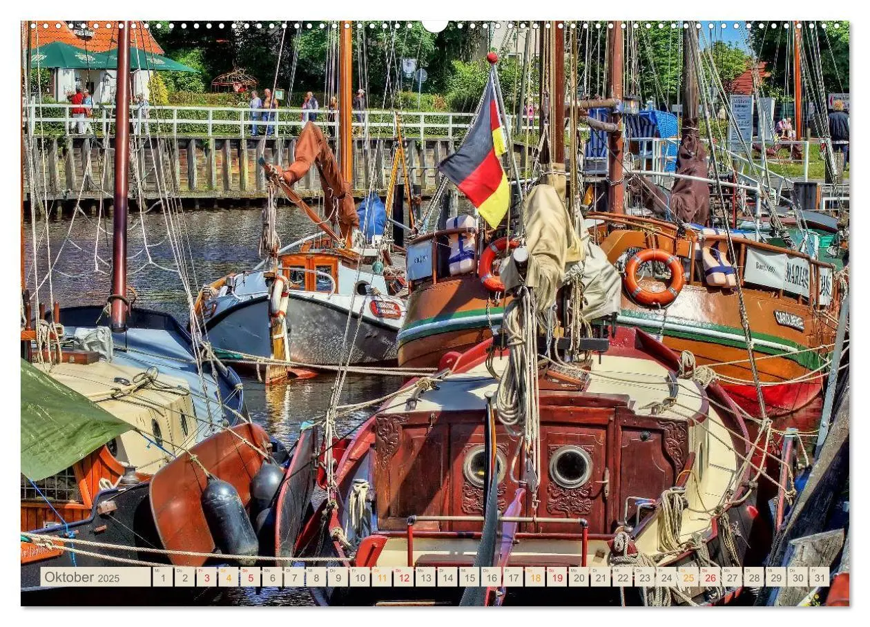 Bild: 9783435662210 | Ostfriesland - der alte Hafen Carolinensiel (Wandkalender 2025 DIN...