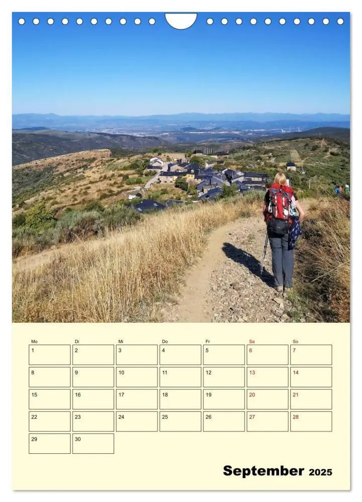 Bild: 9783435972210 | Buen Camino - Mein Jakobsweg - Camino Francés (Wandkalender 2025...
