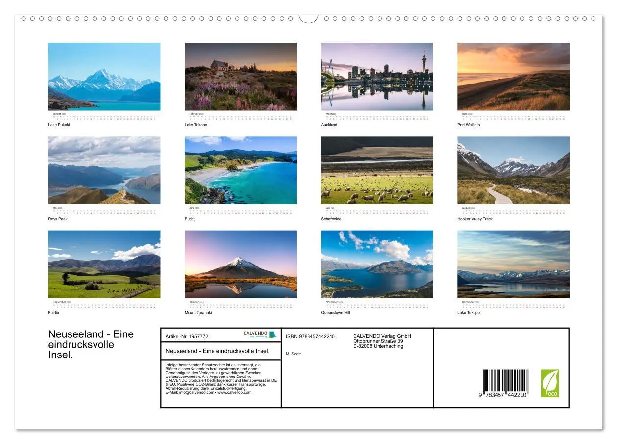 Bild: 9783457442210 | Neuseeland - Eine eindrucksvolle Insel. (hochwertiger Premium...