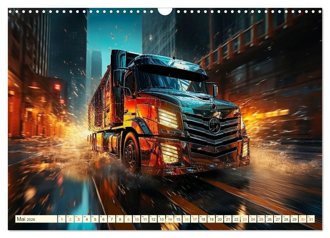Bild: 9783457512210 | Truck Fantasien (Wandkalender 2026 DIN A3 quer), CALVENDO...